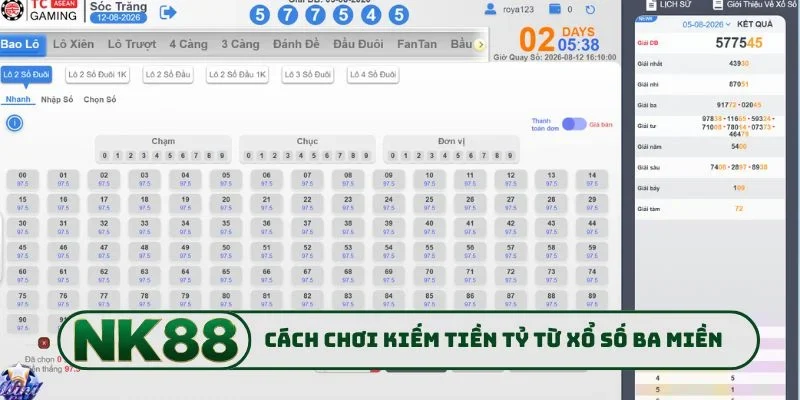 Cách chơi kiếm tiền tỷ từ xổ số ba miền