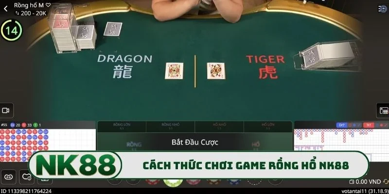 Cách thức gia nhập vào game Rồng Hổ NK88